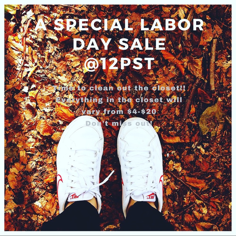 LABOR DAY SALE!!!